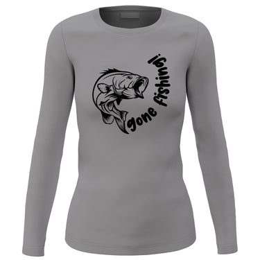 Gone Fishing v1' Long Sleeve for Women